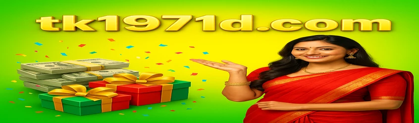 tk1971 গেমিং প্ল্যাটফর্মের বাংলায় একটি ব্যানার, যা প্রতি শুক্রবার বিতরণ হওয়া মেম্বারশিপ ডে বোনাস সম্পর্কে প্রচার করে; এতে একজন নারী ও বড় নগদ টাকার স্তূপ দেখা যায়।